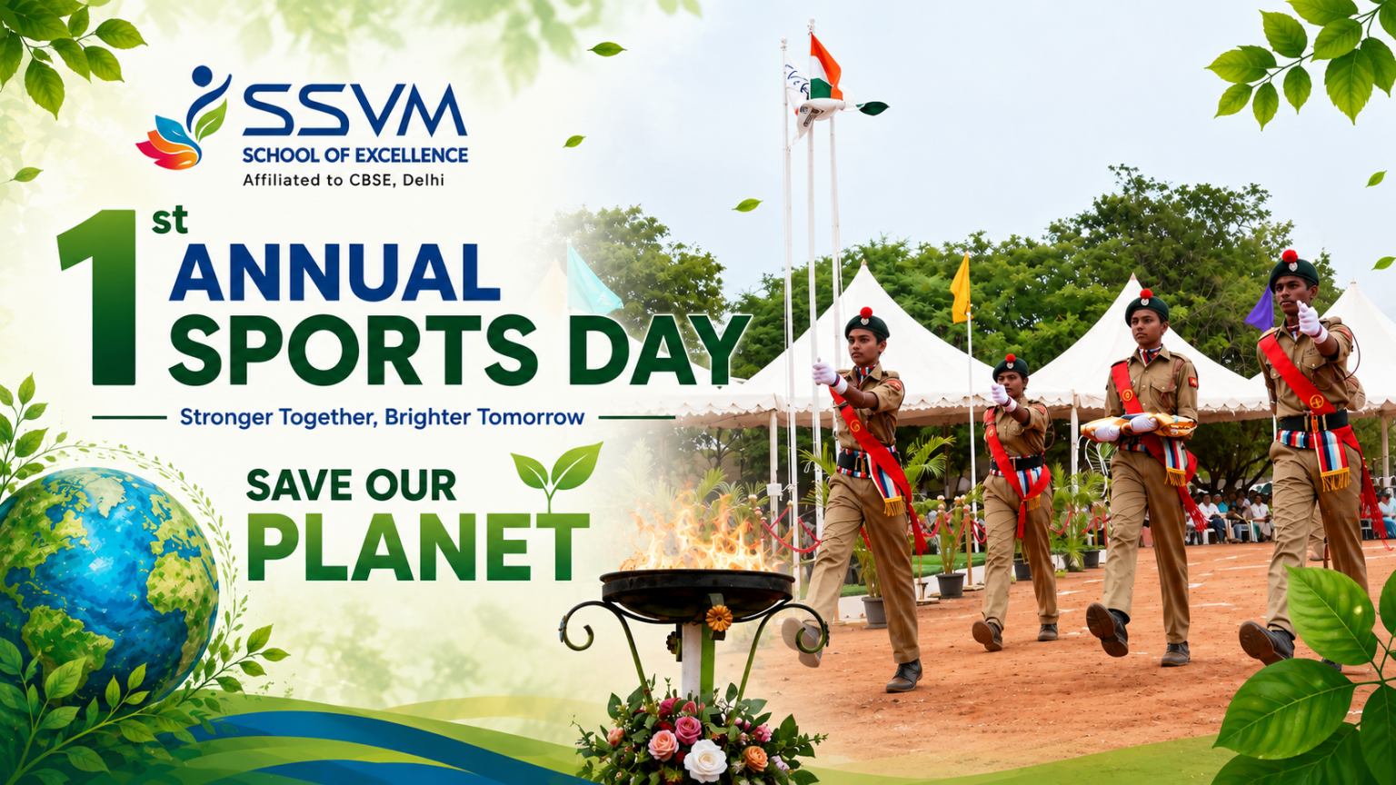 Where Champions Are Made: SSVM School of Excellence’s 1st Annual Sports Day.